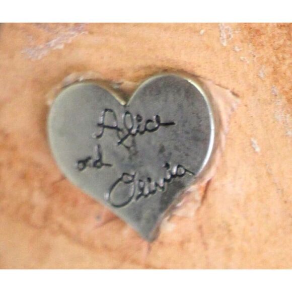 Alice + Olivia BLACK REAL LEATHER HIGH HEEL POINTED STRAPPY ZIP PUMP SHOES Sz 39 - Picture 8 of 11